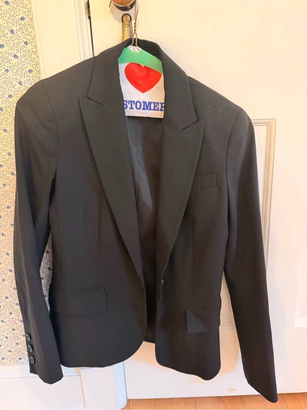 Theory Black Single-Button Women's Blazer